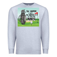 Heather Grey funny golf Premium Sweatshirt - MaliasSmallBusiness