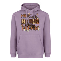 Made With Melanin Always Poppin Heavyweight Hoodie | Teevron