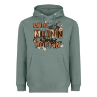 Sage made with melanin always poppin Heavyweight Hoodie - MaliasSmallBusiness