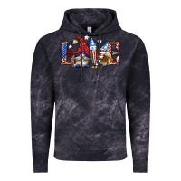 Cloud Black love 4th july with gnome billie wilder Vintage Hoodie - texasbilliewilder