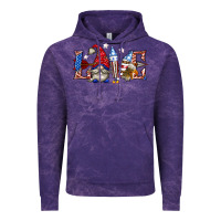 Cloud Purple love 4th july with gnome billie wilder Vintage Hoodie - texasbilliewilder