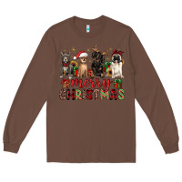 Chestnut merry christmas chihuahua pitbull pug dachshund Long Sleeve Tee - JahusDesignShop