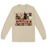 Mushroom merry christmas chihuahua pitbull pug dachshund Long Sleeve Tee - JahusDesignShop