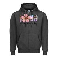Charcoal Heather love all day every day Zipper Hoodie - Artiststas