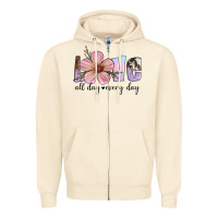 Sandshell love all day every day Zipper Hoodie - Artiststas