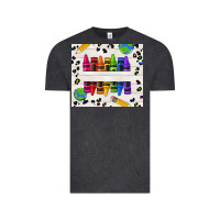 Vintage Black Personalized Crayons Vintage Tee - texasbilliewilder