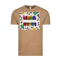 Vintage Coffee Personalized Crayons Vintage Tee - texasbilliewilder