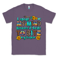 Lavender i speak my mind because it hurts to bite my tongue Classic Tee - AdoDesignShop