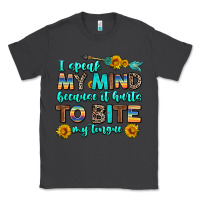 Smoke i speak my mind because it hurts to bite my tongue Classic Tee - AdoDesignShop