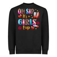 Black oh sip its a girls Heavyweight Sweatshirt - texasbilliewilder