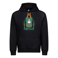 Black German shepherd dog Christmas Urban Hoodie - Bettercallsaul