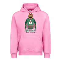Fuchsia Pink German shepherd dog Christmas Urban Hoodie - Bettercallsaul