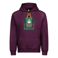 Mauve Wine German shepherd dog Christmas Urban Hoodie - Bettercallsaul