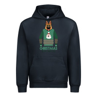 Navy German shepherd dog Christmas Urban Hoodie - Bettercallsaul