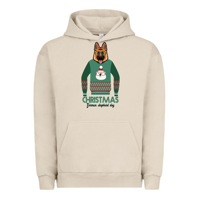 German Shepherd Dog Christmas Urban Hoodie by Bettercallsaul | Teevron