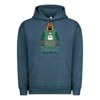 Pigment Midnight Navy German shepherd dog Christmas Urban Hoodie - Bettercallsaul
