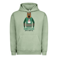 Pigment Oil Green German shepherd dog Christmas Urban Hoodie - Bettercallsaul