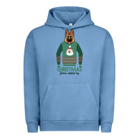 Pigment Pebble Blue German shepherd dog Christmas Urban Hoodie - Bettercallsaul