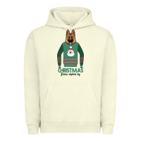 Pigment Pistachio German shepherd dog Christmas Urban Hoodie - Bettercallsaul