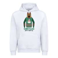 White German shepherd dog Christmas Urban Hoodie - Bettercallsaul