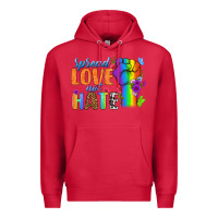 Cardinal Spread Love Not Hate Premium Hoodie - BundleAndBundleShop