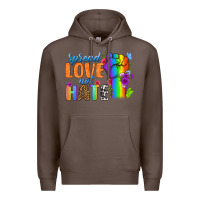 Coffee Spread Love Not Hate Premium Hoodie - BundleAndBundleShop
