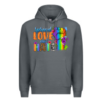 Rock Spread Love Not Hate Premium Hoodie - BundleAndBundleShop