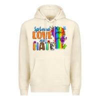 Sandshell Spread Love Not Hate Premium Hoodie - BundleAndBundleShop