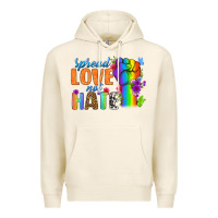 Tofu Spread Love Not Hate Premium Hoodie - BundleAndBundleShop