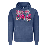 Vintage Denim pink its my birthday Vintage Hoodie - Zillion Design Studio