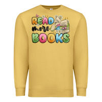 Antique Gold read more books Premium Sweatshirt - MaliasSmallBusiness