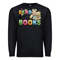 Black read more books Premium Sweatshirt - MaliasSmallBusiness