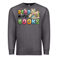 Charcoal Heather read more books Premium Sweatshirt - MaliasSmallBusiness
