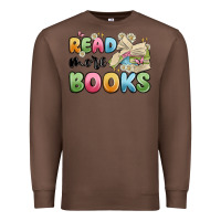 Chestnut read more books Premium Sweatshirt - MaliasSmallBusiness