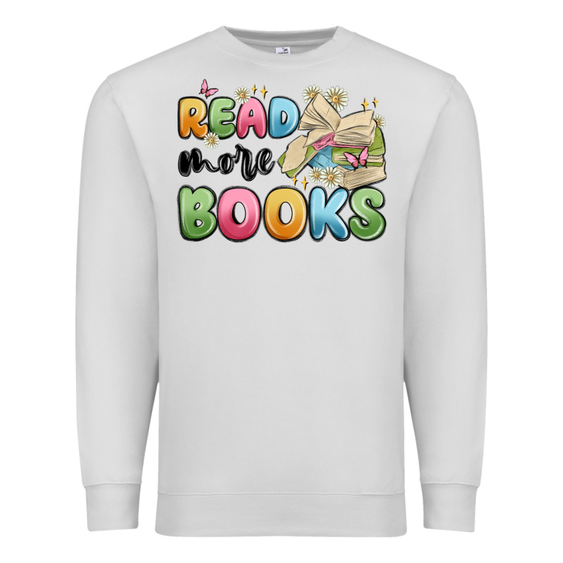 Read More Books Premium Sweatshirt by MaliasSmallBusiness | Teevron