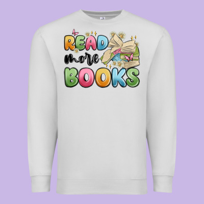 Read More Books Premium Sweatshirt Designed By Maliassmallbusiness
