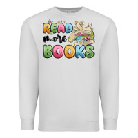 Dove Grey read more books Premium Sweatshirt - MaliasSmallBusiness