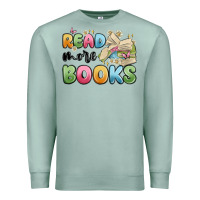 Seafoam read more books Premium Sweatshirt - MaliasSmallBusiness
