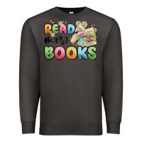 Smoke read more books Premium Sweatshirt - MaliasSmallBusiness
