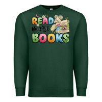 Sports Green read more books Premium Sweatshirt - MaliasSmallBusiness