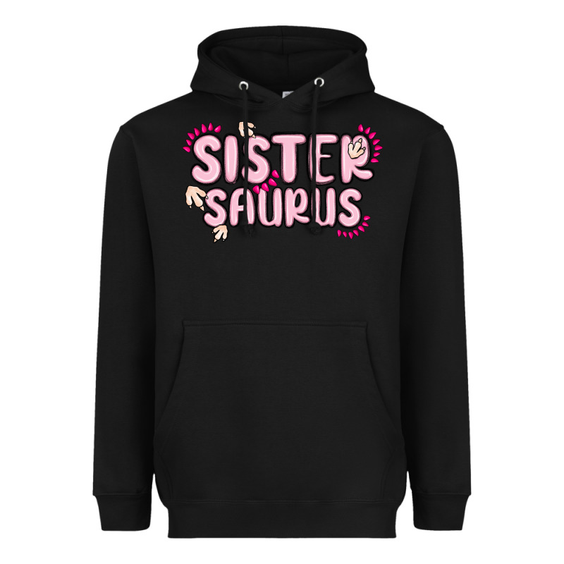 Sister Saurus Heavyweight Hoodie by MaliasSmallBusiness | Teevron