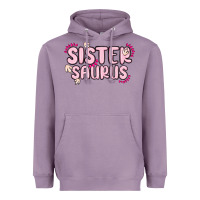 Lavender sister saurus Heavyweight Hoodie - MaliasSmallBusiness
