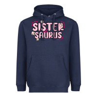 Navy sister saurus Heavyweight Hoodie - MaliasSmallBusiness
