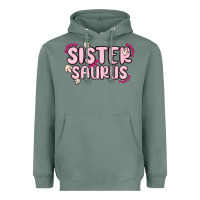 Sage sister saurus Heavyweight Hoodie - MaliasSmallBusiness