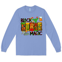 Colony Blue black nurse magic Long Sleeve Tee - AdoDesignShop