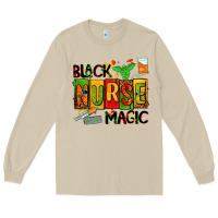 Mushroom black nurse magic Long Sleeve Tee - AdoDesignShop
