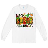 White black nurse magic Long Sleeve Tee - AdoDesignShop