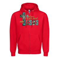 Red let me tell you about my jesus Zipper Hoodie - Artiststas