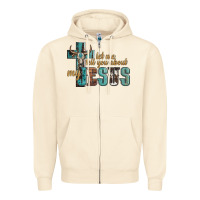 Sandshell let me tell you about my jesus Zipper Hoodie - Artiststas