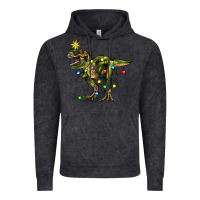 Vintage Black tree rex christmas Vintage Hoodie - Zillion Design Studio